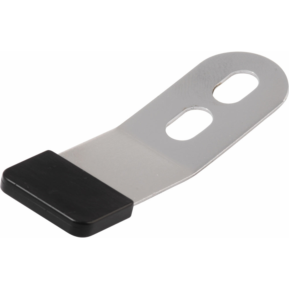 Allen stainless steel ILCA rudder retaining clip with plastic end cap