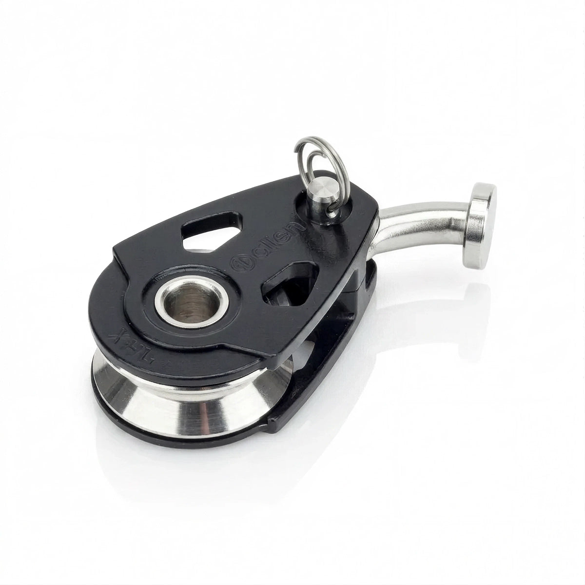 Allen 30 mm XHL vang block shown with split ring