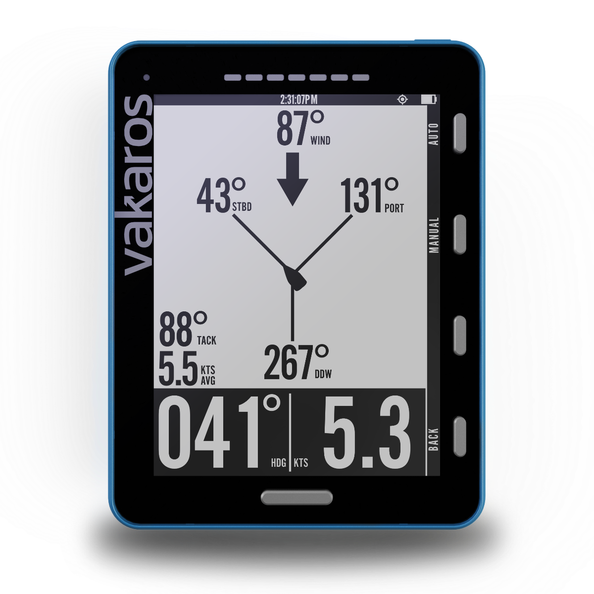 Vakaros GPS computer EdgeHeadOnAngles