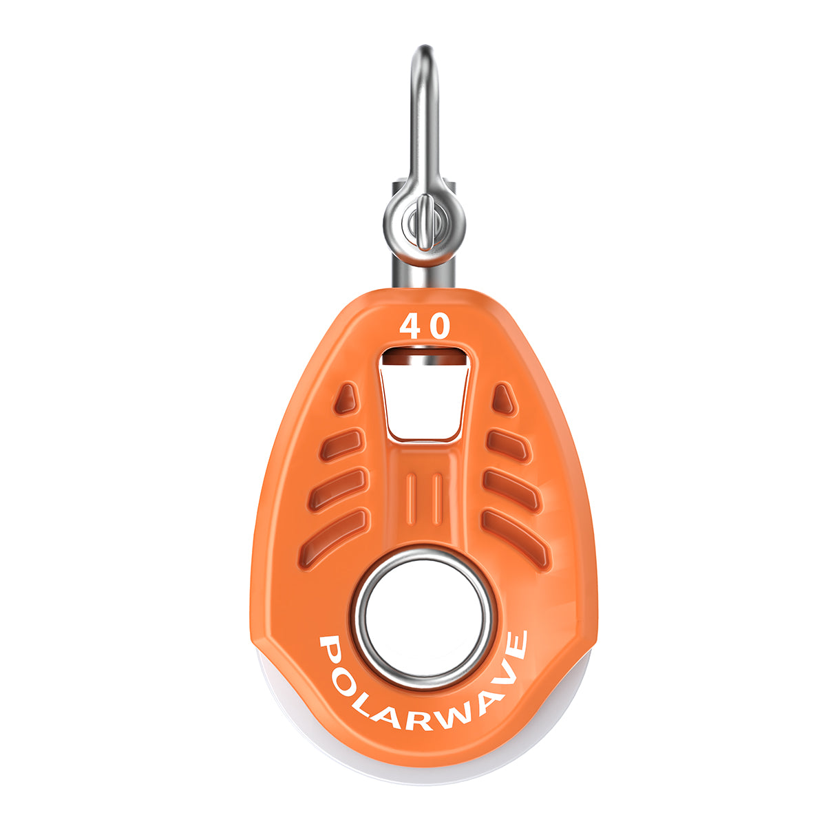 PolarWave 40 mm lightweight sailing block with hard attachment