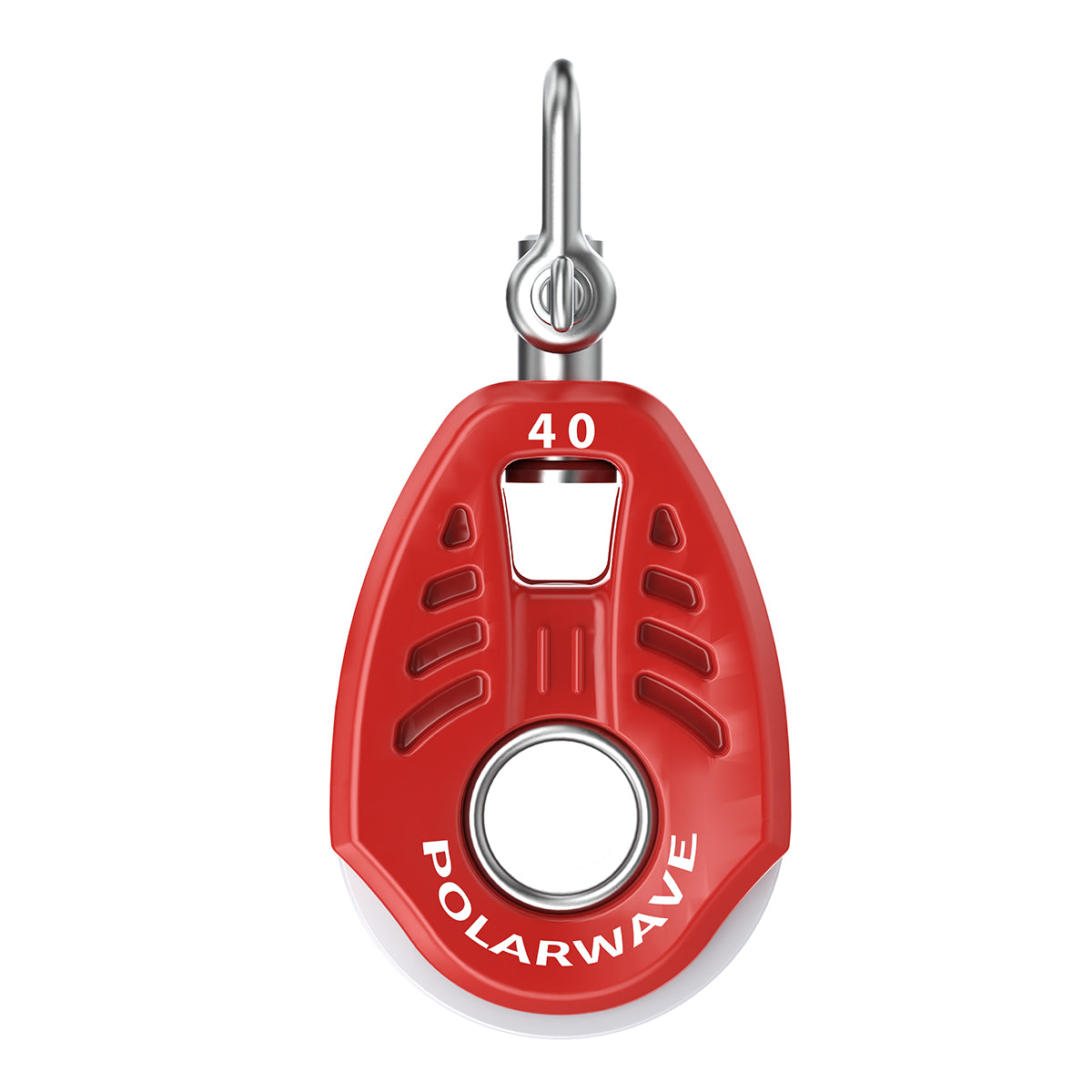 PolarWave 40 mm lightweight sailing block with hard attachment