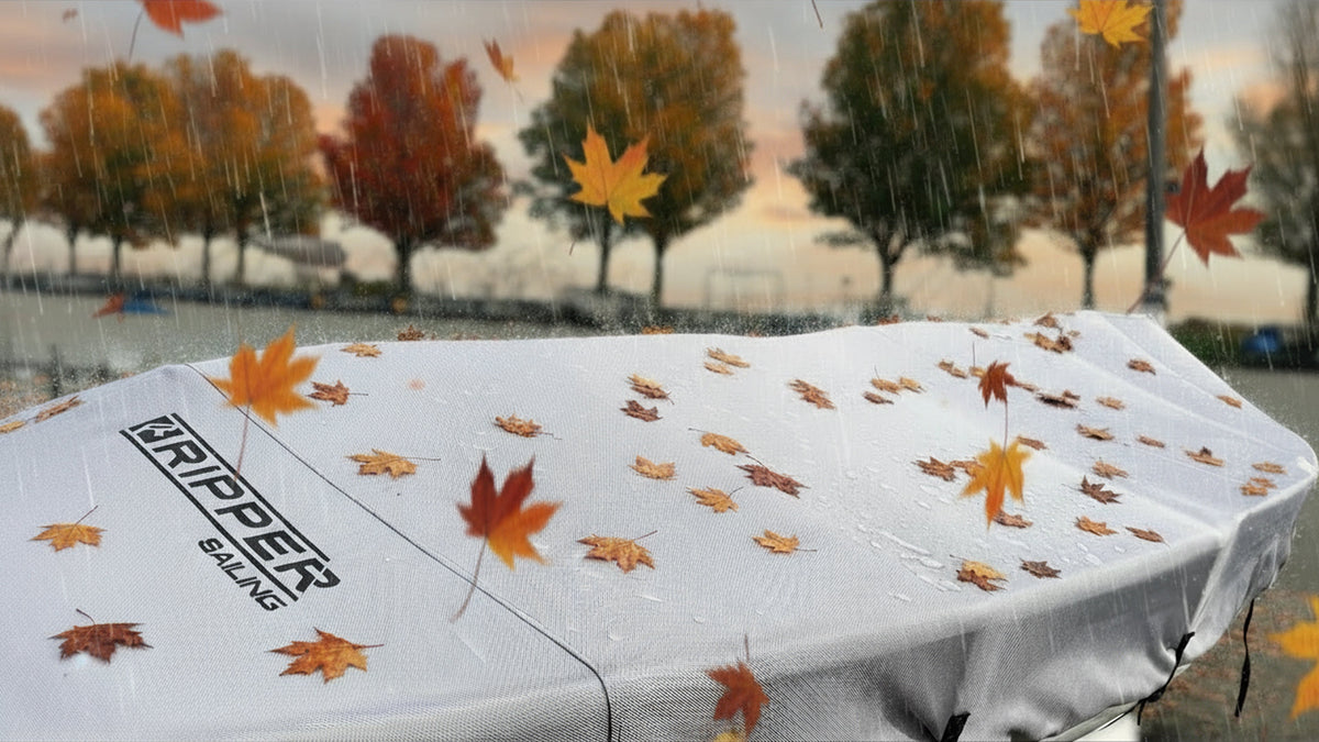 Winter Ripper Keep your dinghy dry this winter | Ripper Sailing winter storage tips ...
