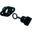 Allen nylon transom drain socket with captive screw bung