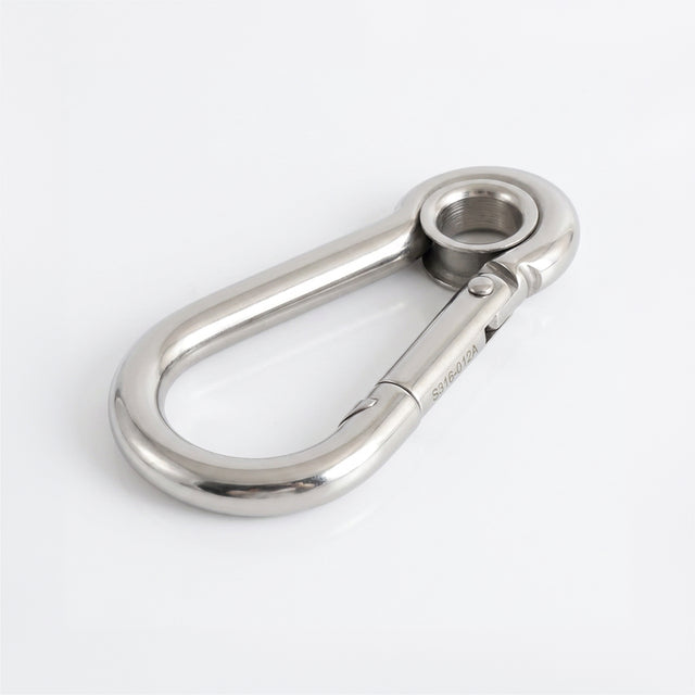 Allen stainless steel carbine hook with captive eye