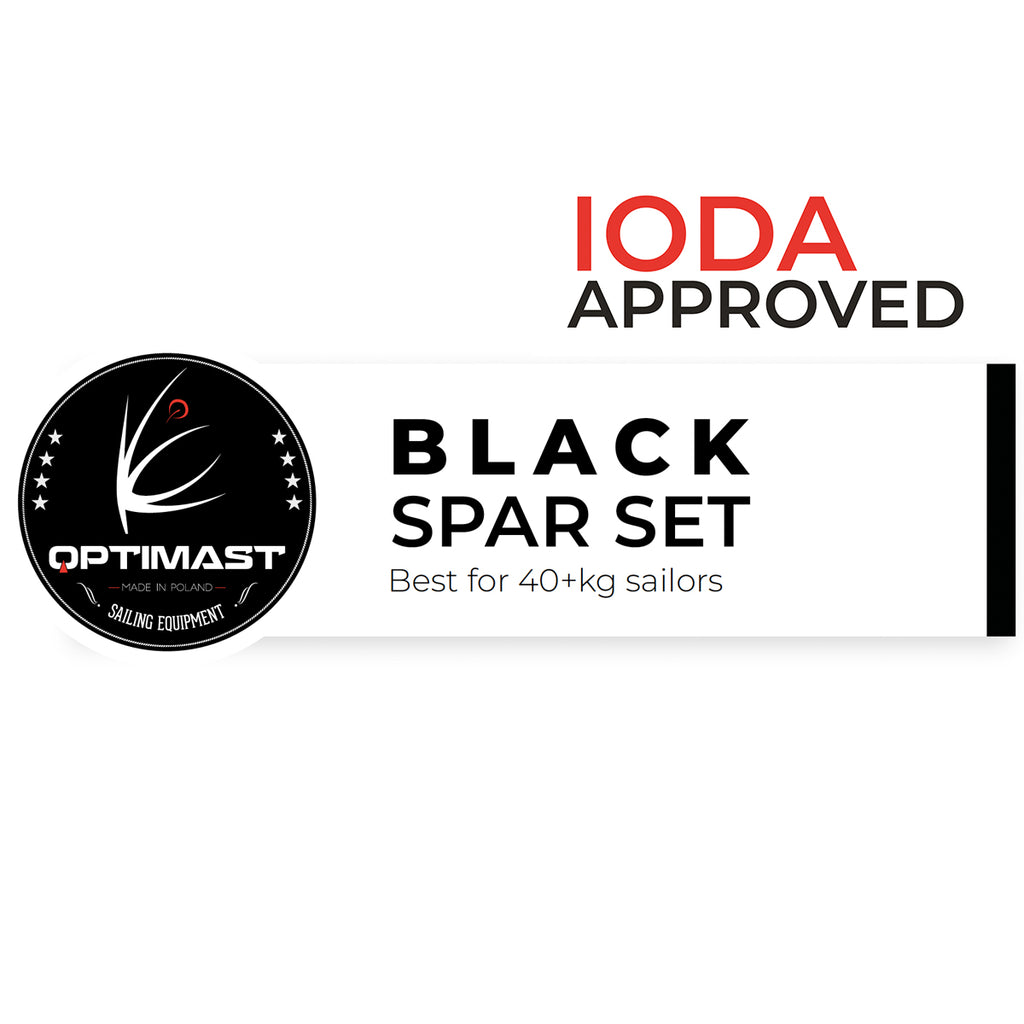 Black Spar Set – Ultimate Racing Optimist Spars – Optimast