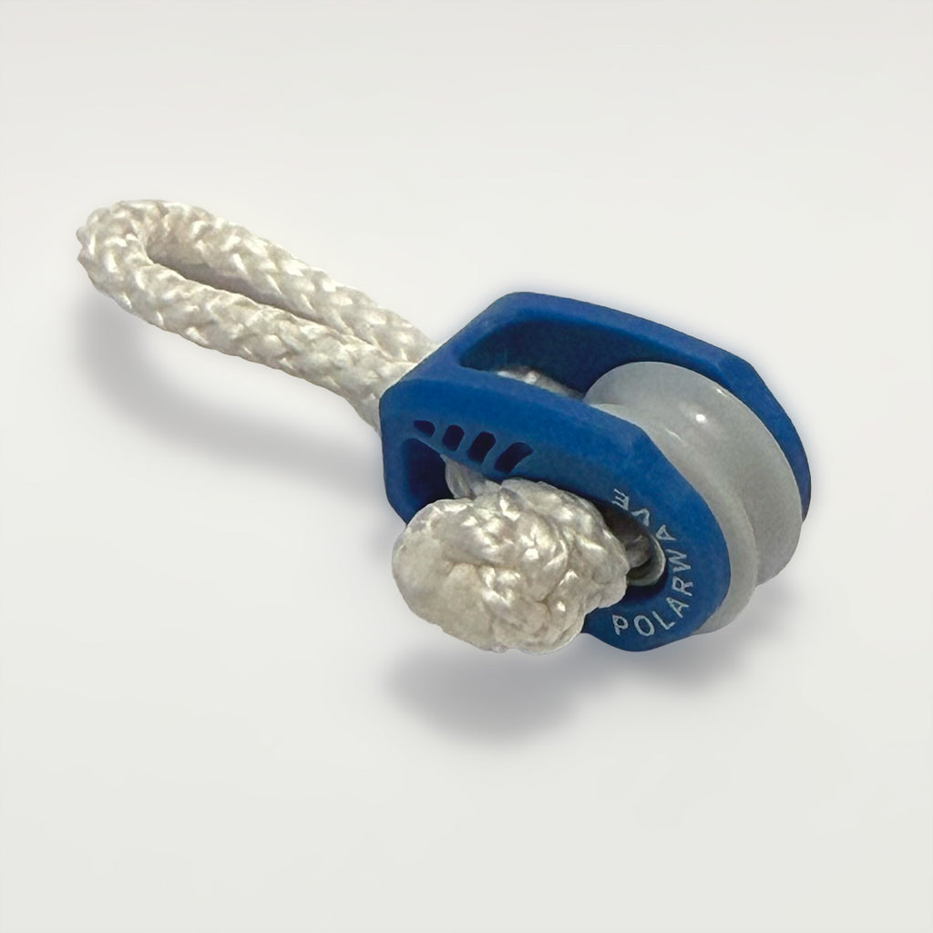 PolarWave 18 mm Block + Marlow Soft Shackle Set – Perfect Clew Attachment