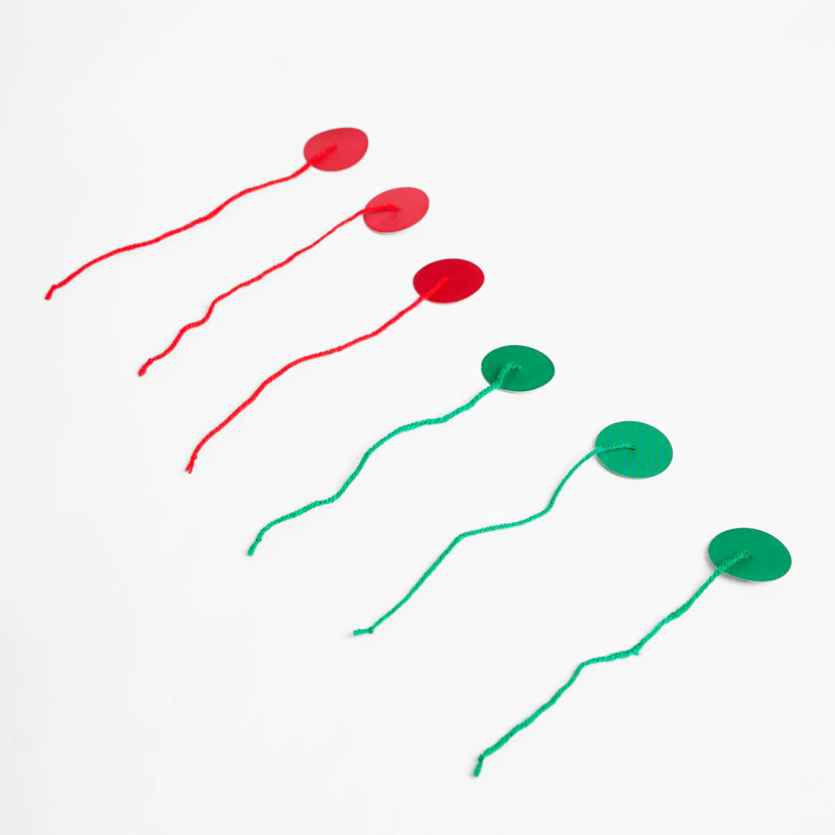 Teflon Coated Telltales (3 Green + 3 Red) – Rooster