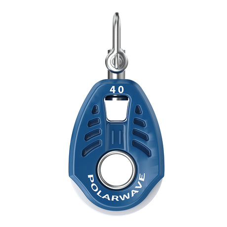PolarWave 40 mm lightweight sailing block with hard attachment