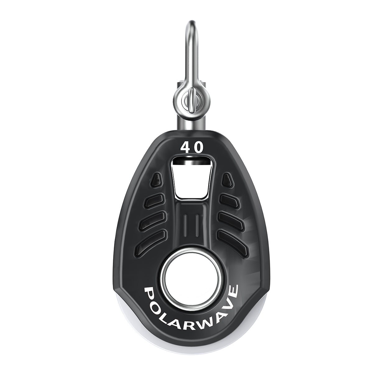 PolarWave 40 mm lightweight sailing block with hard attachment