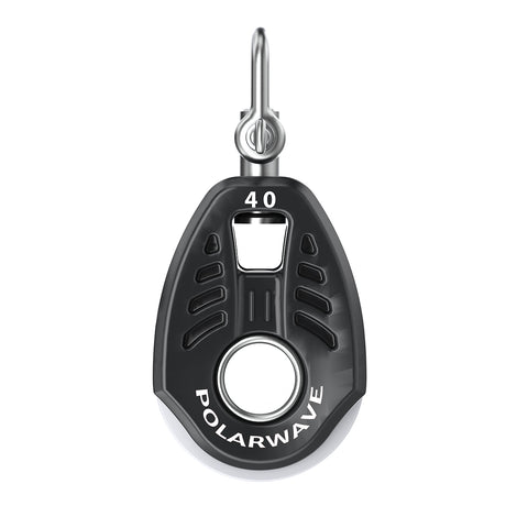 PolarWave 40 mm lightweight sailing block with hard attachment