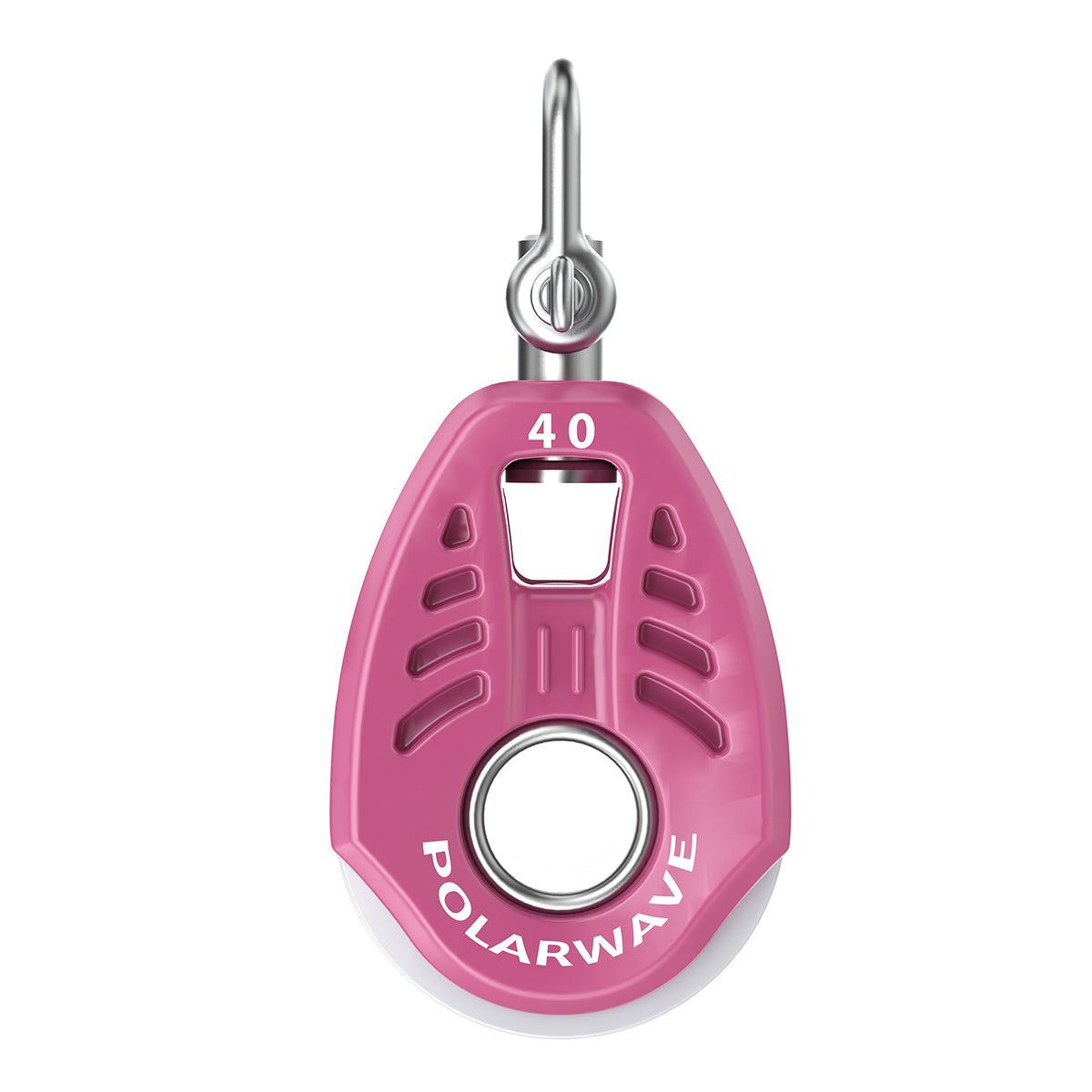 PolarWave 40 mm lightweight sailing block with hard attachment