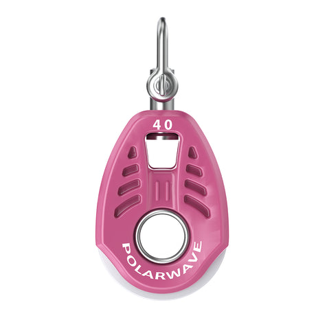 PolarWave 40 mm lightweight sailing block with hard attachment