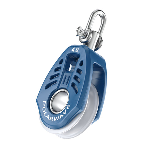 PolarWave 40 mm lightweight sailing block with hard attachment