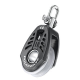 PolarWave 40 mm lightweight sailing block with hard attachment