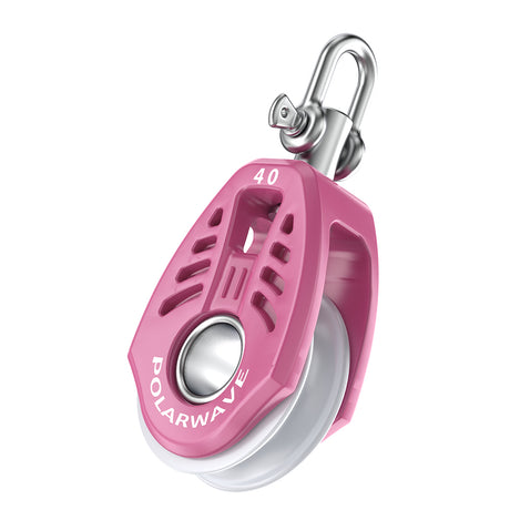 PolarWave 40 mm lightweight sailing block with hard attachment
